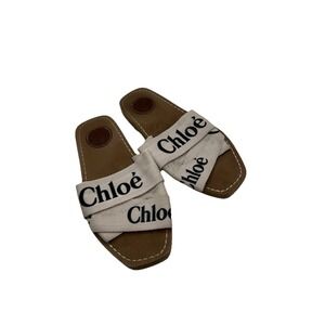 Women 6.5US Chloe Shoes Woody Flat Mule Sandals 37 Limited Edition VHTF Popular